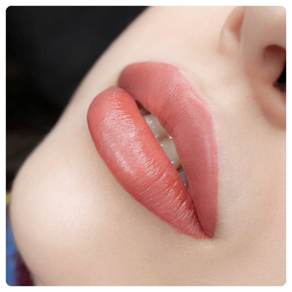 Permanent Make-Up Lippen nach der Behandlung