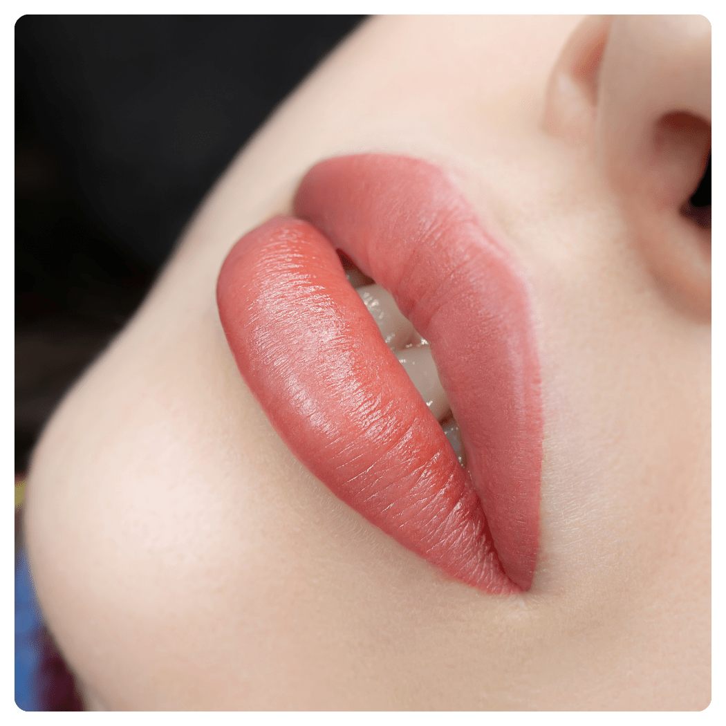 Permanent Make-Up Lippen nach der Behandlung